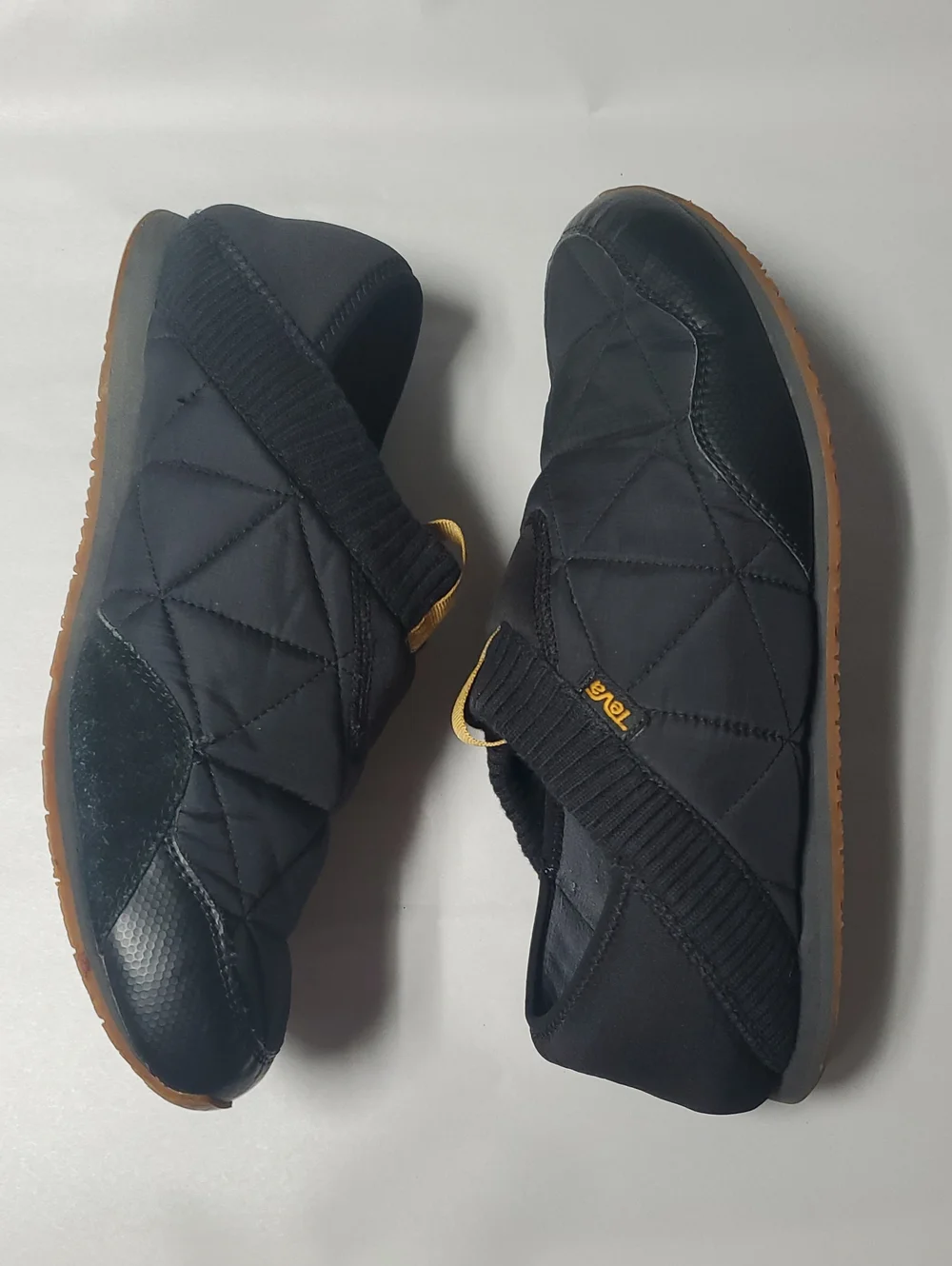 Teva Mens Ember MOC Black Quilted Slip-On Shoes Size 12 Ripstop Gorpcore Hike